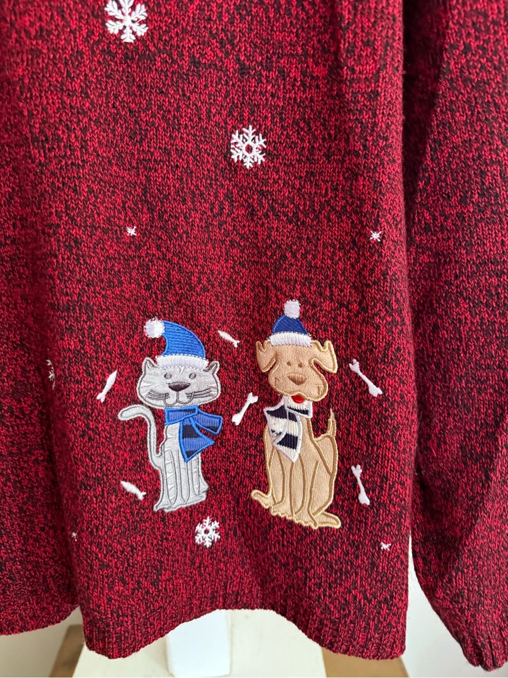 Carroll Reed Winter Pets Sweater - Picture 4 of 9